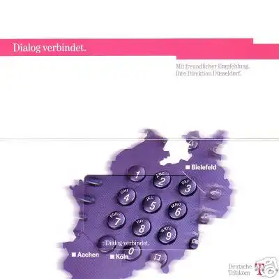 Telefonkarte A 01 02.98 Direktion Düsseldorf (Beschreibung hier klicken)