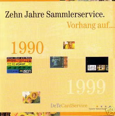 Telefonkarte A 24 10.00 10 Jahre Sammlerservice (Beschreibung hier klicken)