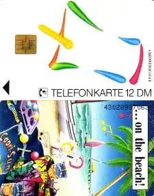 Telefonkarte K 911 03.93 ... on the beach! Aufl. 8.000