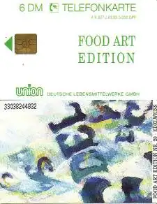 Telefonkarte K 927 J 03.93 Food Art Edition, Nr. 20 Edelweiss