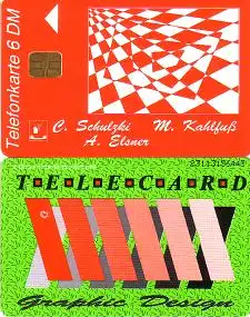 Telefonkarte K 1239 09.93 Graphic Design - Schulzki, Kahlfuß, Elsner