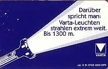 Telefonkarte K 91 07.90, Varta, Aufl. 4000