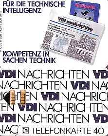 Telefonkarte K 288 04.91, VDI Nachrichten, Aufl. 2000