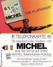 Telefonkarte K 318 06.91, Michel, Aufl. 12000