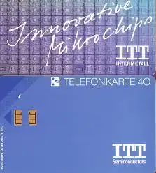 Telefonkarte K 397 08.91 ITT