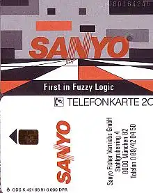 Telefonkarte K 421 08.91, Sanyo, Aufl. 6000