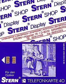 Telefonkarte K 473 B 09.91, Für den Optiker: Stern, Aufl. 2000
