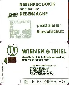 Telefonkarte K 484 10.91, Wienen & Thiel, Aufl. 2000