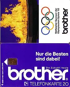Telefonkarte K 494 10.91, brother, Aufl. 5000