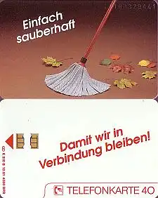 Telefonkarte K 510 B 10.91, Einfach sauberhaft, Aufl. 4000