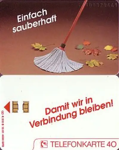 Telefonkarte K 510 B 10.91, Einfach sauberhaft, Aufl. 4000