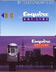 Telefonkarte K 537 10.91, Esquire hotline, Aufl. 3000