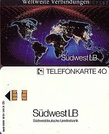 Telefonkarte K 541 10.91, SüdwestLB, Aufl. 5000