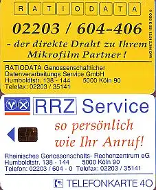 Telefonkarte K 551 12.91, RRZ Service, Aufl. 2300