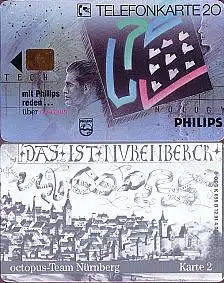 Telefonkarte K 655 B 12.91, Philips, Aufl. 4000