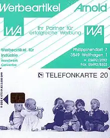 Telefonkarte K 675 01.92, Werbeartikel Arnold, Aufl. 2000