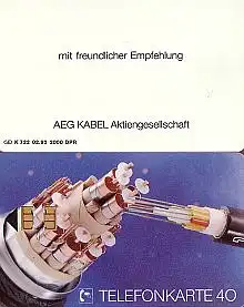 Telefonkarte K 722 02.92, AEG Kabel, Aufl. 2000