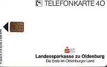 Telefonkarte K 775 03.92, Landessparkasse Oldenburg, Aufl. 2000