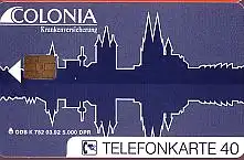 Telefonkarte K 782 03.92, Colonia Versicherung, Aufl. 5000