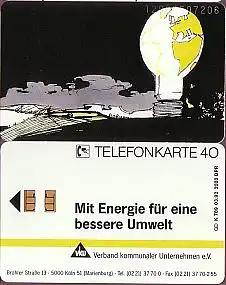 Telefonkarte K 789 03.92, Energie für bessere Umwelt, Aufl. 2000