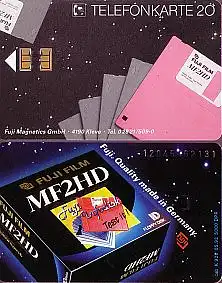 Telefonkarte K 926 05.92, Fuji - Disketten, Aufl. 5000