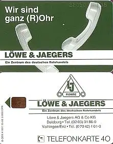 Telefonkarte K 937 05.92, Löwe & Jaegers, Aufl. 3000