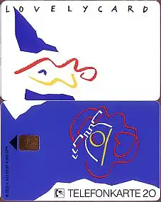 Telefonkarte K 963 05.92, Lovelycard, Aufl. 4000