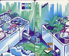 Telefonkarte K 994 A 06.92, MUK, Aufl. 3000