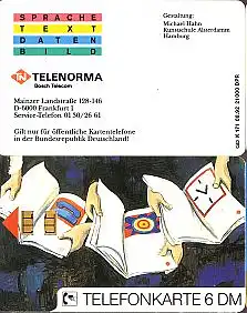 Telefonkarte K 171 08.92, Telenorma Kunstkarte, Aufl. 21000