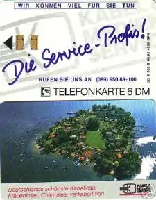 Telefonkarte K 235 B 08.92, Die Service-Profis, Aufl. 4500