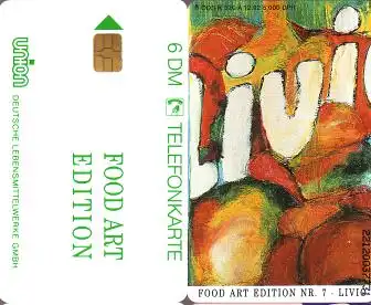 Telefonkarte K 530 A 12.92, Food Art Edition Nr. 7 Livio, Aufl. 5000
