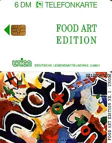 Telefonkarte K 531 A 12.92, Food Art Edition Nr. 3 Unox, Aufl. 5000