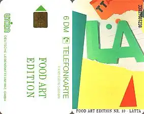 Telefonkarte K 927 B 03.93, Food Art Edition Nr. 10 Lätta, Aufl. 5000