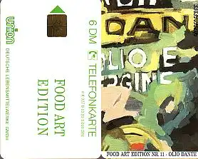 Telefonkarte K 927 C 03.93, Food Art Ed. Nr. 11 Olio Dante, Aufl. 5000