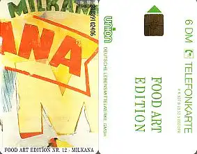 Telefonkarte K 927 D 03.93, Food Art Ed. Nr. 12 Milkana, Aufl. 5000