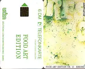 Telefonkarte K 927 F 03.93, Food Art Edition Nr. 15 Bresso, Aufl. 5000