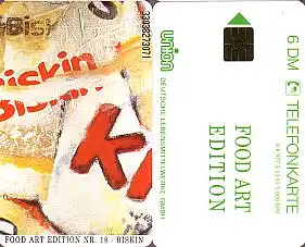 Telefonkarte K 927 I 03.93, Food Art Edition Nr. 18 Biskin, Aufl. 5000