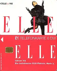 Telefonkarte K 295 04.93, Elle - Motiv 4, Aufl. 6000