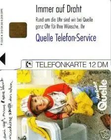 Telefonkarte K 310 04.93, Quelle,  Aufl. 6200