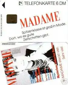 Telefonkarte K 313 04.93, Madame,  Aufl. 4000