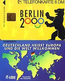 Telefonkarte K 378 B 05.93, Berlin 2000, Aufl. 51000