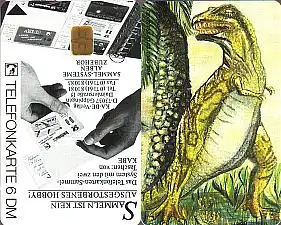 Telefonkarte K 733 07.93, KA-BE Dinosaurier (Tyrannosaurus), Aufl. 2000