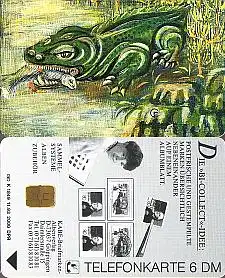 Telefonkarte K 1849 11.93, KABE Dinosaurier (Mastodonsaurus), Aufl. 2000