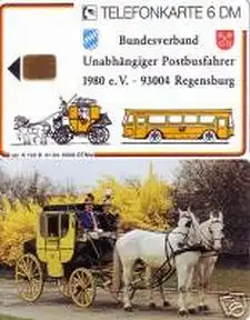 Telefonkarte K 102 D 01.94, Postbusfahrer, Aufl. 6000