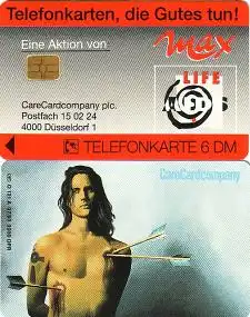 Telefonkarte O 121 A 07.93 CardCardcompany Max Life