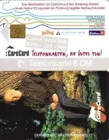 Telefonkarte O 193 B 08.93 CareCard, Yehudi Menuhin, Schleswig-Holstein Festival