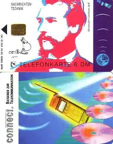Telefonkarte O 355 10.93 Alexander Graham Bell, Nachrichtentechnik, connect