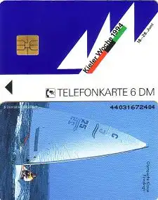 Telefonkarte O 614 04.94 Kieler Woche 1994 - Olympische Klasse Finndinghi