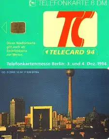 Telefonkarte O 2000 10.94 Telefonkartenmesse Berlin 1994