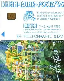 Telefonkarte O 2386 11.94 Hertener Briefmarken- und Münzfreunde Rhein-Ruhr-Posta